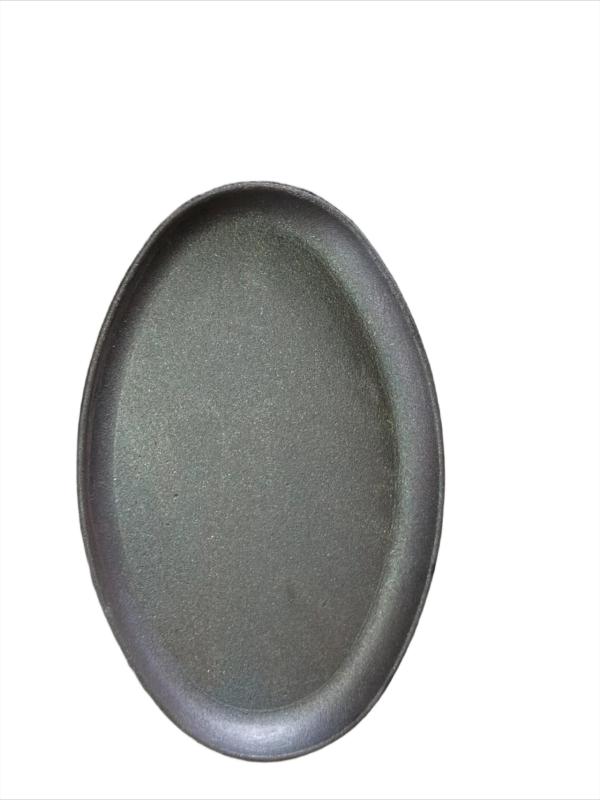 seasoned oval griddle